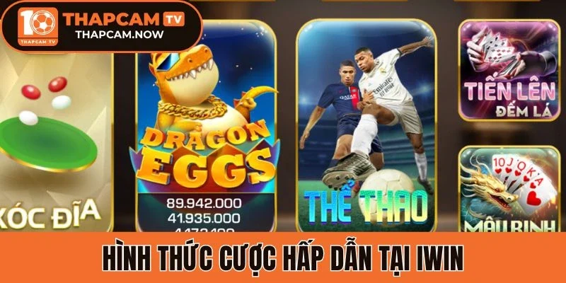 Hình thức cược hấp dẫn tại Iwin