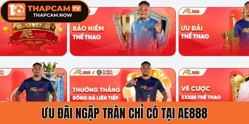 Ưu đãi ngập tràn chỉ có tại Ae888