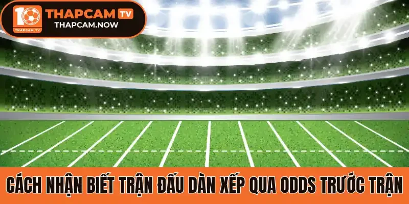 Cách nhận biết trận đấu dàn xếp qua odds trước trận